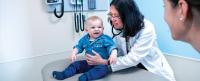 Doctor with a young patient.